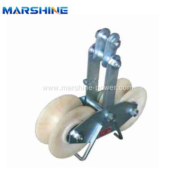 Double Sheave Cable Hanging Pulley Block